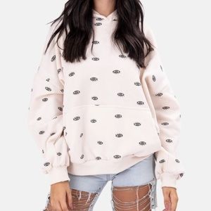 Adika eyes oversized hoodie